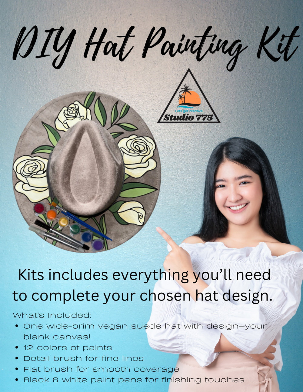 DIY Hat Painting Kit